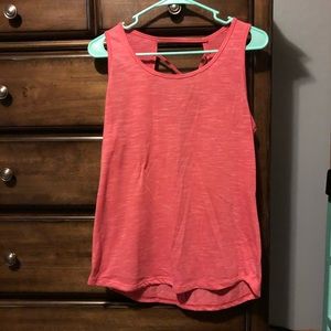 Tank top with cross cross back
